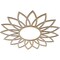 Ekena Millwork Daisy Wood Fretwork Pierced Ceiling Medallion, Birch, 30"OD x 10 1/2"ID x 3/8"T CMWP30X30X0375DABI - alternate 4